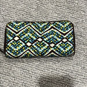 Vera Bradley Geometric Patterned Wallet